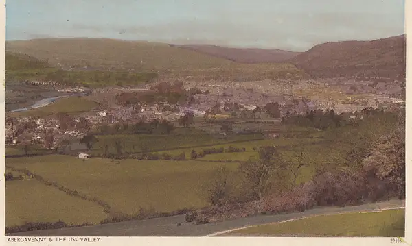 Abergavenny & the Usk Valley, Wales by Stuart...