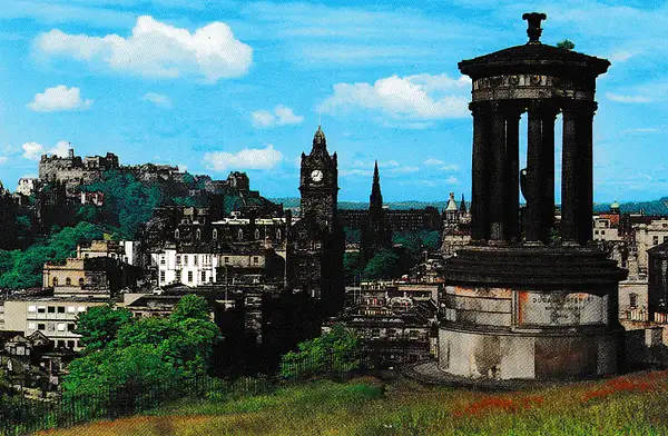 Edinburgh from Calton Hill by Stuart Alexander Hamilton