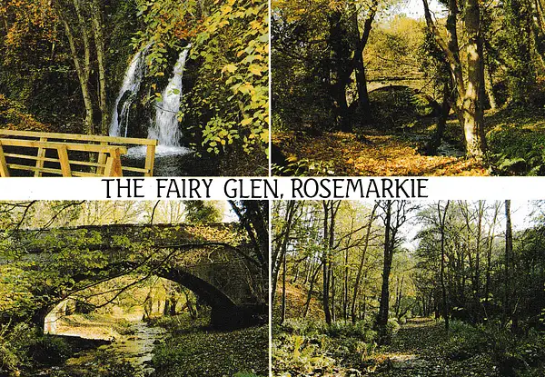 Fairy Glen, Rosemarkie, Black Isle multiview- vintage...