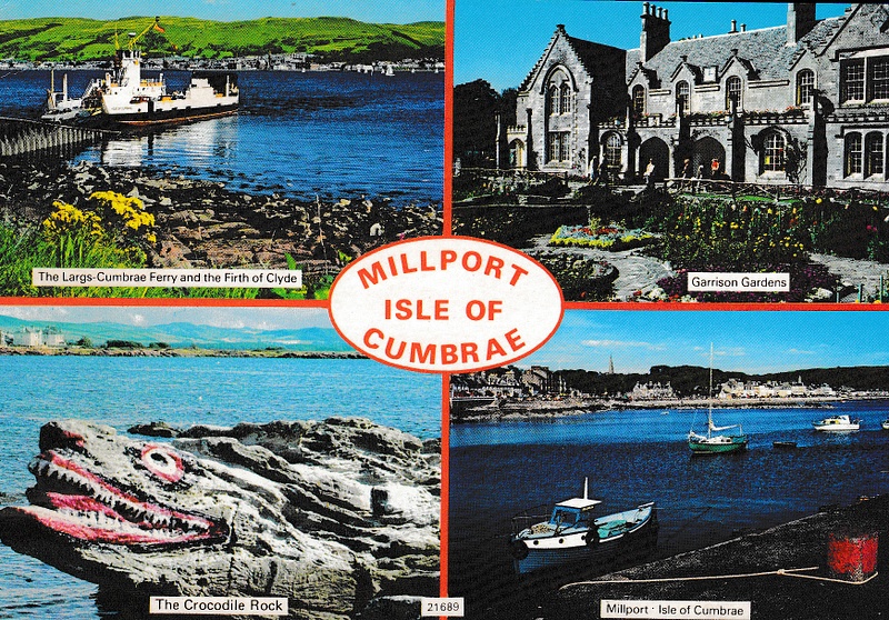 Millport, Isle of Cumbrae multiview - vintage Scotland postcard
