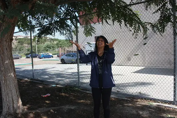 Jasmine throwing leaves by BrianaNevarez