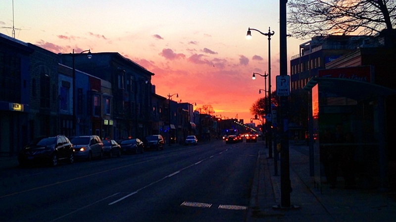 Dundas Street West sunrise