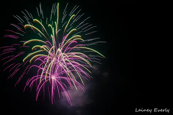 July Fireworks, 2016 by Elaine Everly