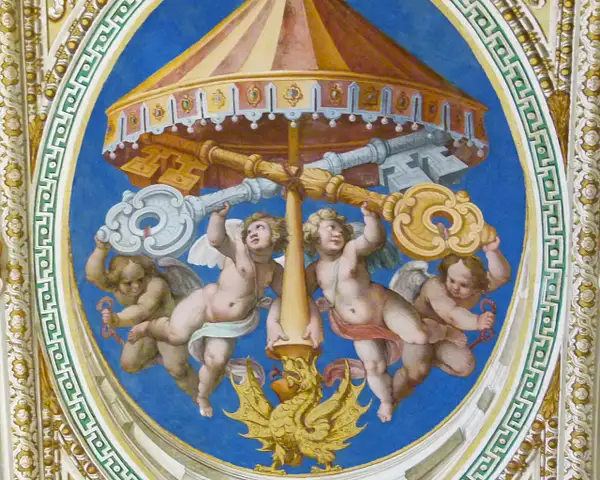 16. Frescoed Ceiling, Vatican Museum by EdCerier