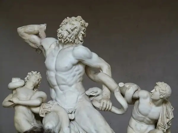 22. Laocoon and His Sons, Vatican Museum Courtyard by...