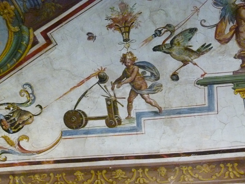 44. Frescoed Ceiling, Uffizi Gallery, Florence