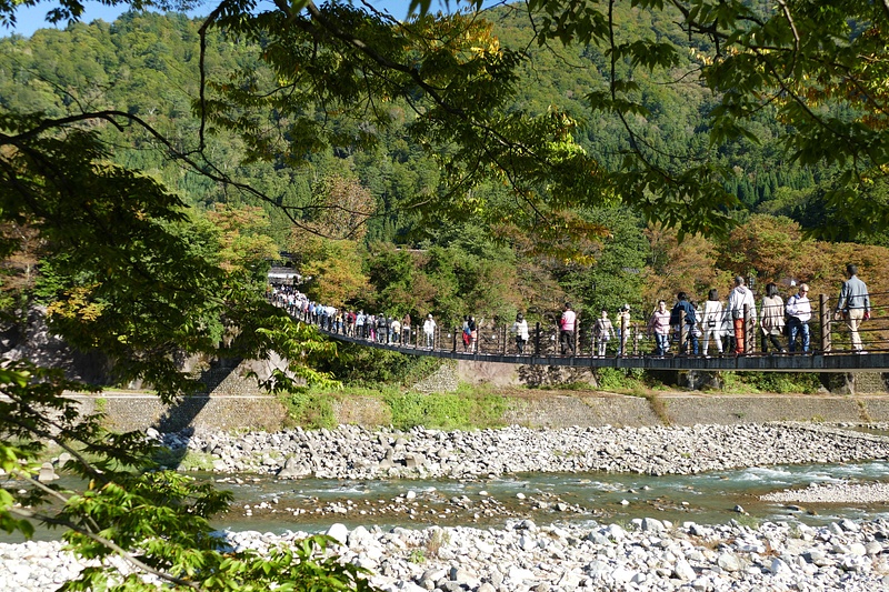 53. Bridge to Shirakawa-go Village