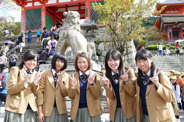 78. Classic Schoolgirls - Uniforms and Peace Signs by...