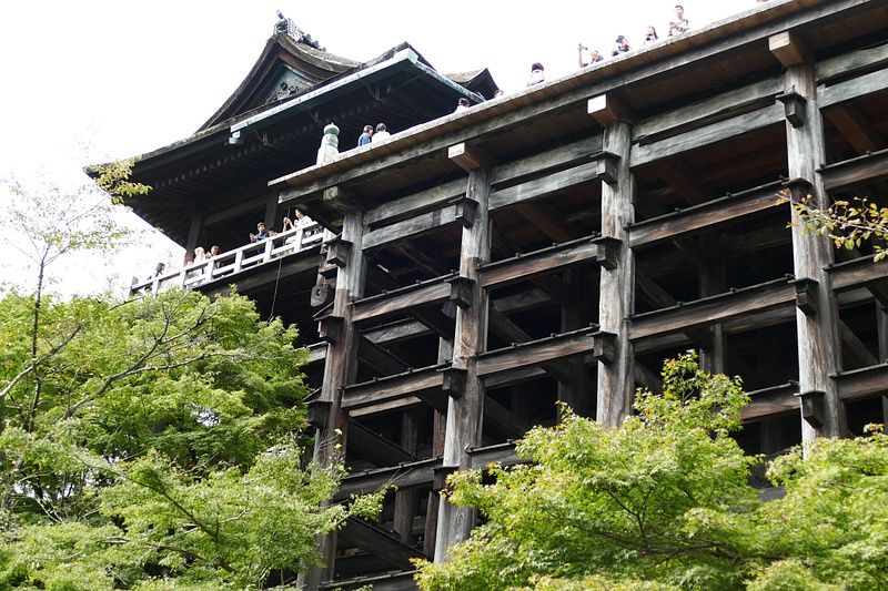 81. Kiyomizu-Dera Temple,Pillars, Main Hall