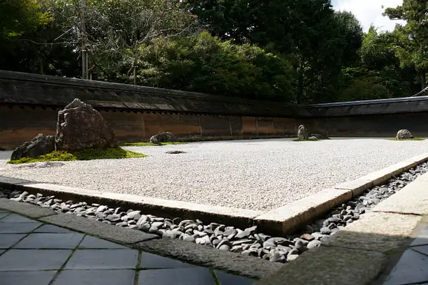 100. Ryoan-ji Zen Rock Garden, Kyoto by EdCerier