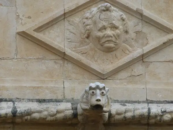 9 Detail from cloister in Mosteiro Dos Jeronimos by...