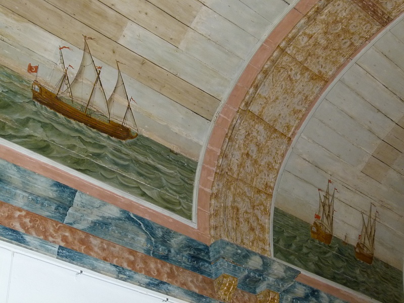 18 Sintra, Ceiling in Palacio Nacional de Sintra (National Palace, begun in late 14th cent)