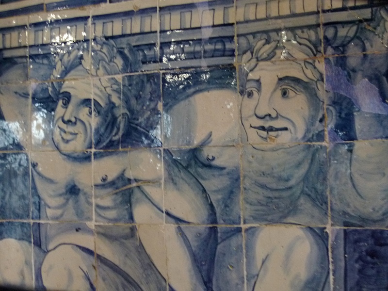 22 Tile work in Sala dos Brasoes in Palacio Nacional de Sintra