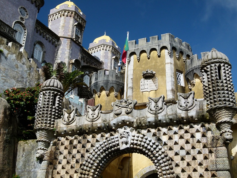 27 Palacio da Pena, built in the 19th century, is a medly of architectural styles