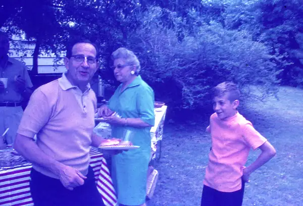2. Eddie, Nana, Dave Levine, Bloch Family Party 1968 by...