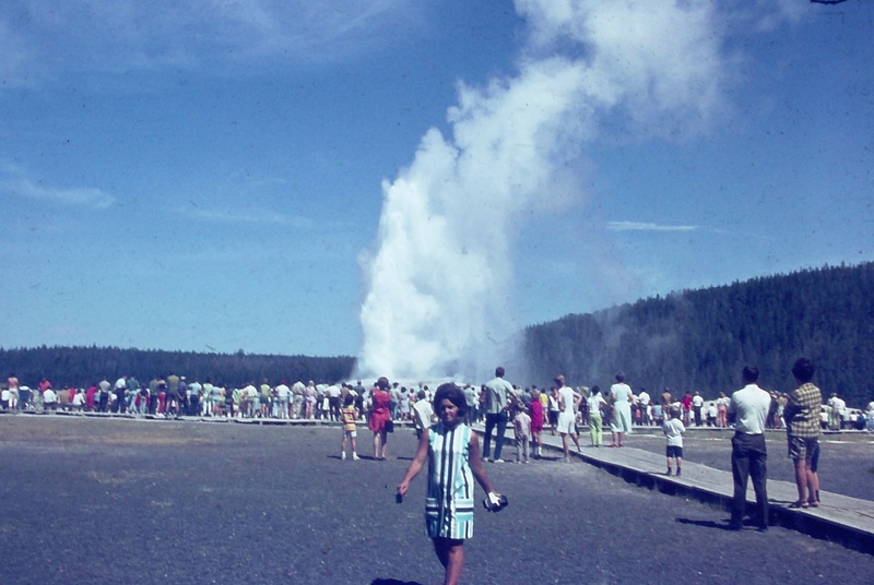 16. Old Faithful, Yellowstone, WY, Cross Country 1968