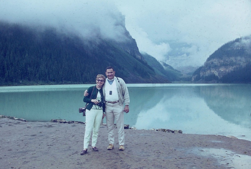 23. Jean and Bill, Canadian Rockies, Cross Country 1968