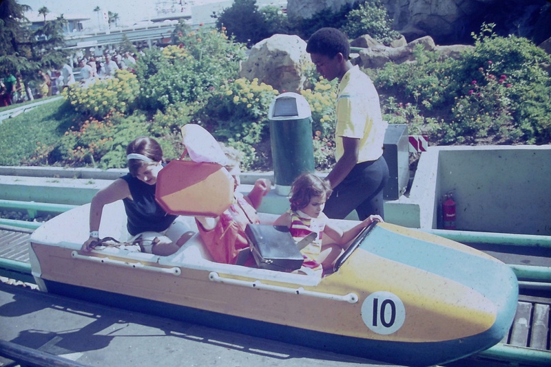 34. Jean, Susan, Charlene, Disneyland, CA, Cross Country 1968