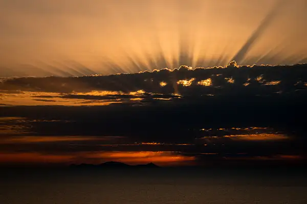 32. Sunset - Santorini by EdCerier