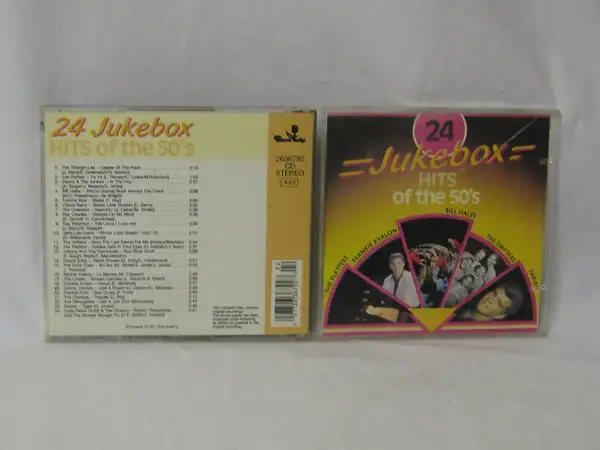 04b. Cd Jukebox hits of the 50's, 24 nrs, voor- en...