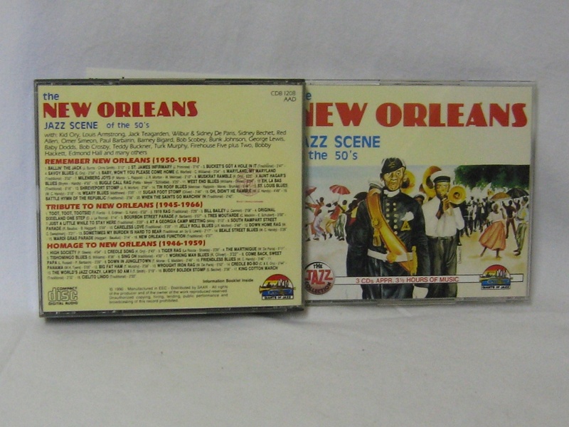 05b. 3 Cd box, the New Orleans jazz scene of the 50's, voor- en achterzijde