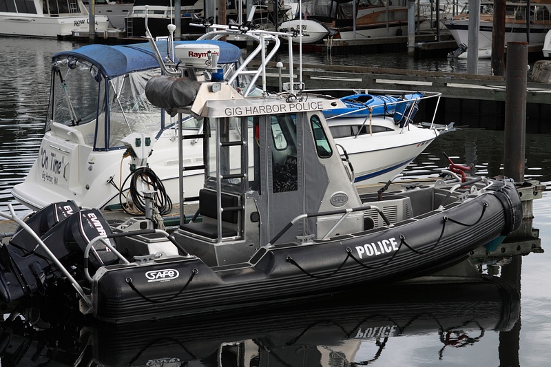 police boat in gig harbor