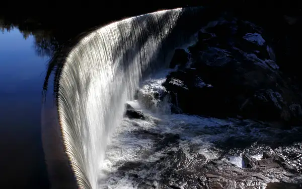 man-made waterfall by zippythechipmunk