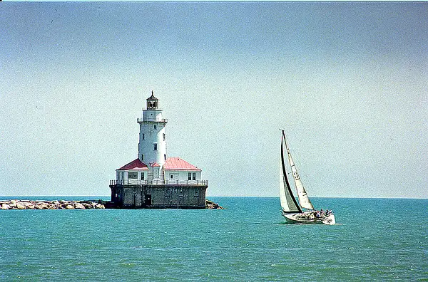 Chicago Lighthouse 8.99-001 by James Bickler