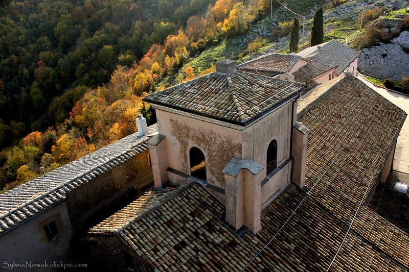 Monastery in the mountains, Rome area