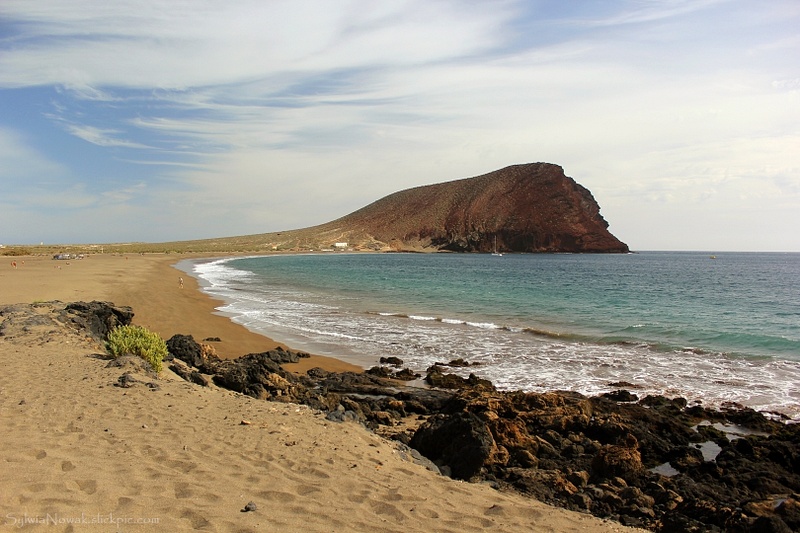 A sandy beach in Tenerife