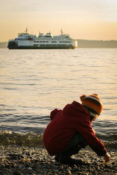ferry boy by LeslieElliott