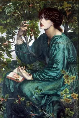 Rossetti's paintings (with Jane Morris as a model)