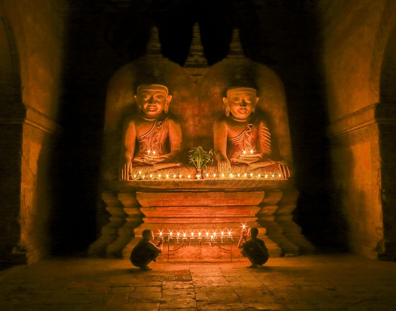 Temple Interior Bagan, Myanmar