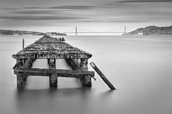 Berkeley Pier and Golden Gate Bridge by...