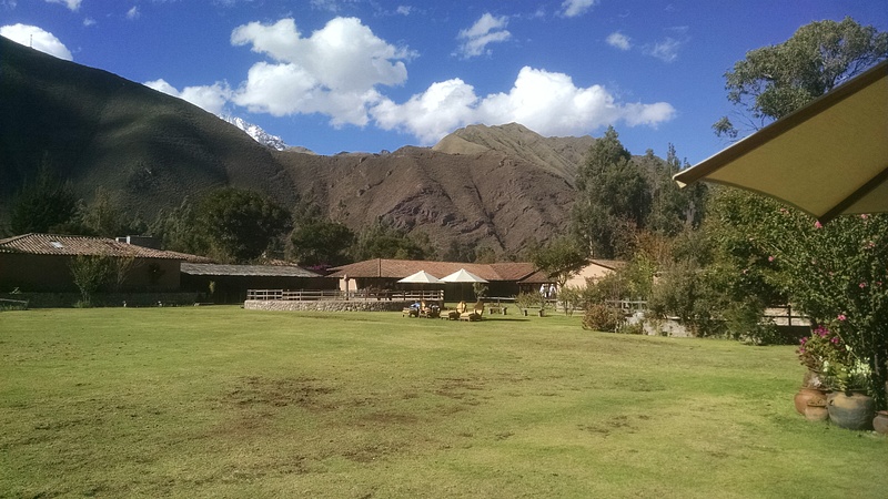 At hotel in the Sacred Valley