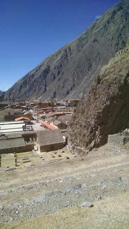 In small town in Sacred Valley