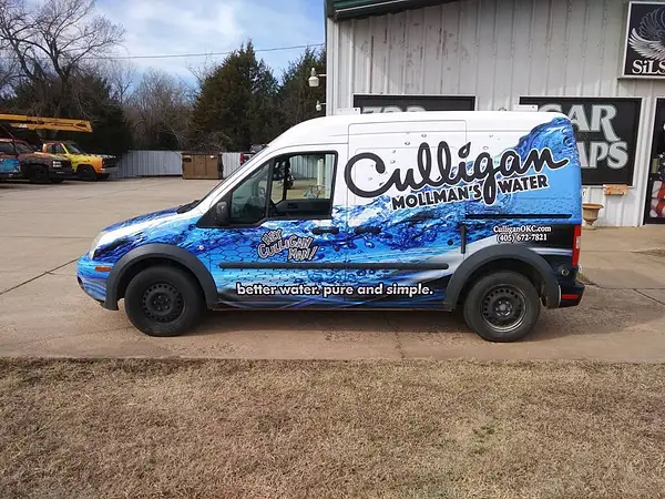 Mollman's Culligans truck Full wrap by Silsby Media