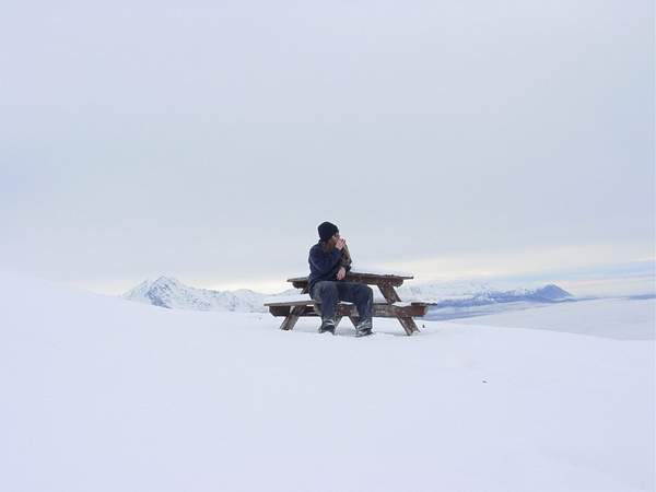 Me_at_lonely_picnic_table,_Lazy_Mountain by WillWright