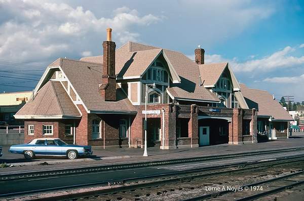 Flagstaff, AZ Amtrak station in 1974 by ArizonaLorne