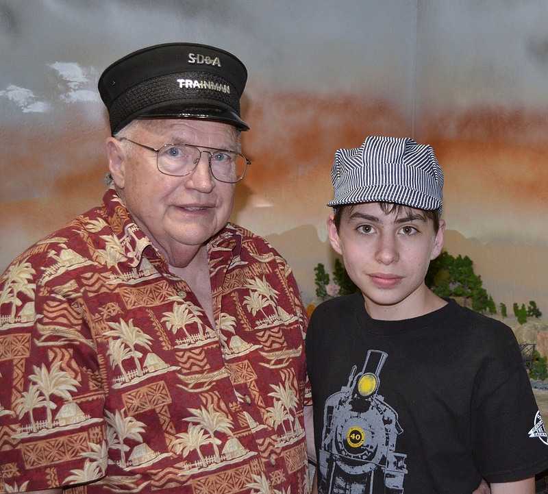 Bob Marshall and grandson