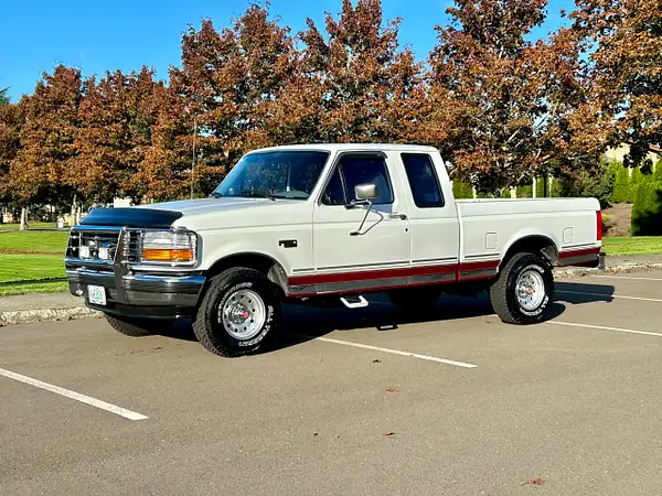 1997 ford f150 white red by RobertStevens by...
