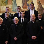 A pápai nuncius látogatása a szegedi szemináriumban