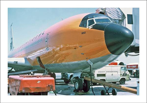 Braniff Airways Boeing 707-327C c by Maurizio Pierotti
