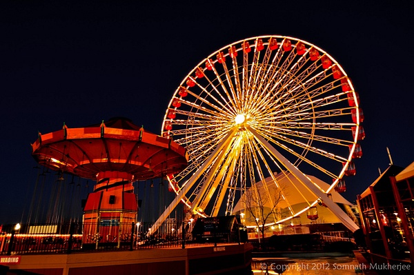 The Ferris Wheel at Navy Pier, Chicago