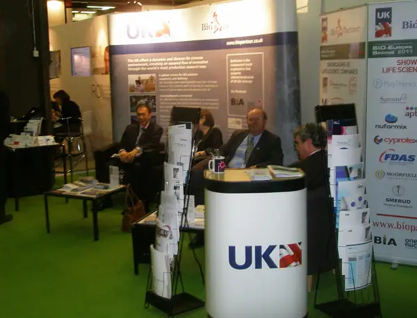 Delegates At The Stand by BioPartnerUK