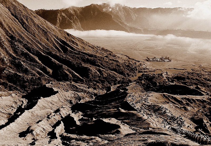 the temple that 'keeps' bromo