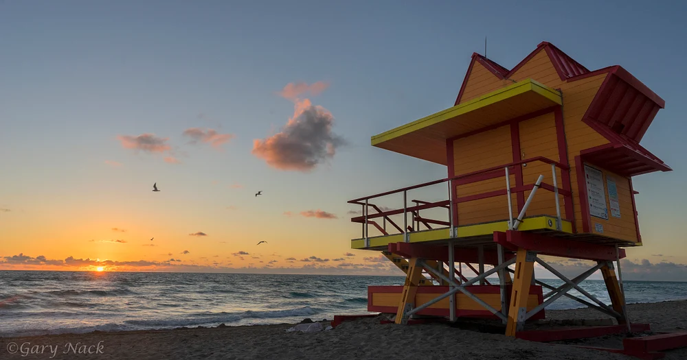 Lifeguard Station at Miami Beach