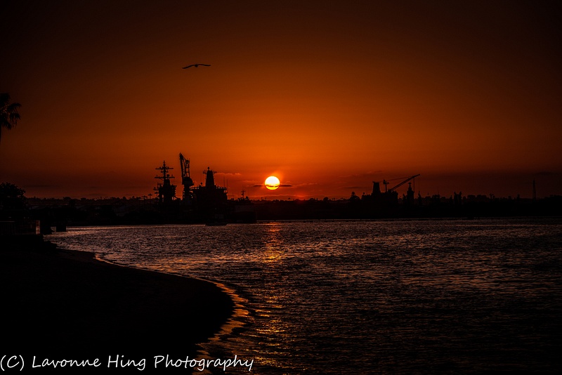 Coronado Naval Base Sunset-