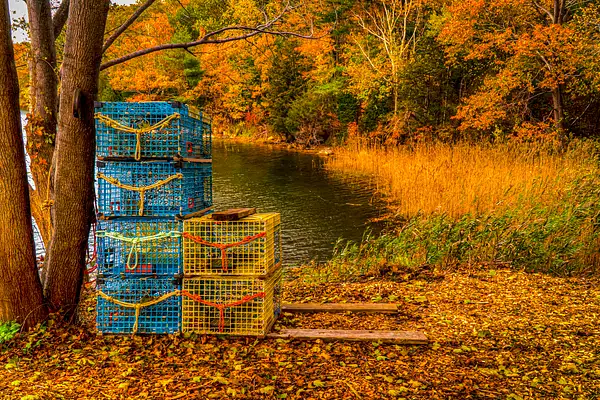 Lobster Traps in New England by MeetupPhoto