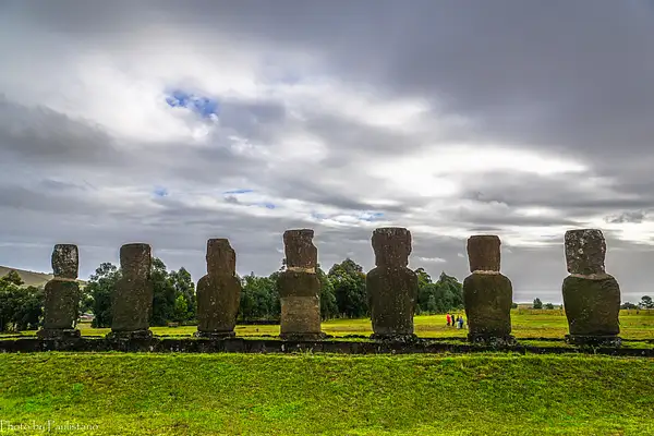 Moai of Ahu Akhivi by Vladimir Zhdanov